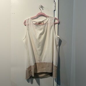 Chico's Elegant White and Cream Slip